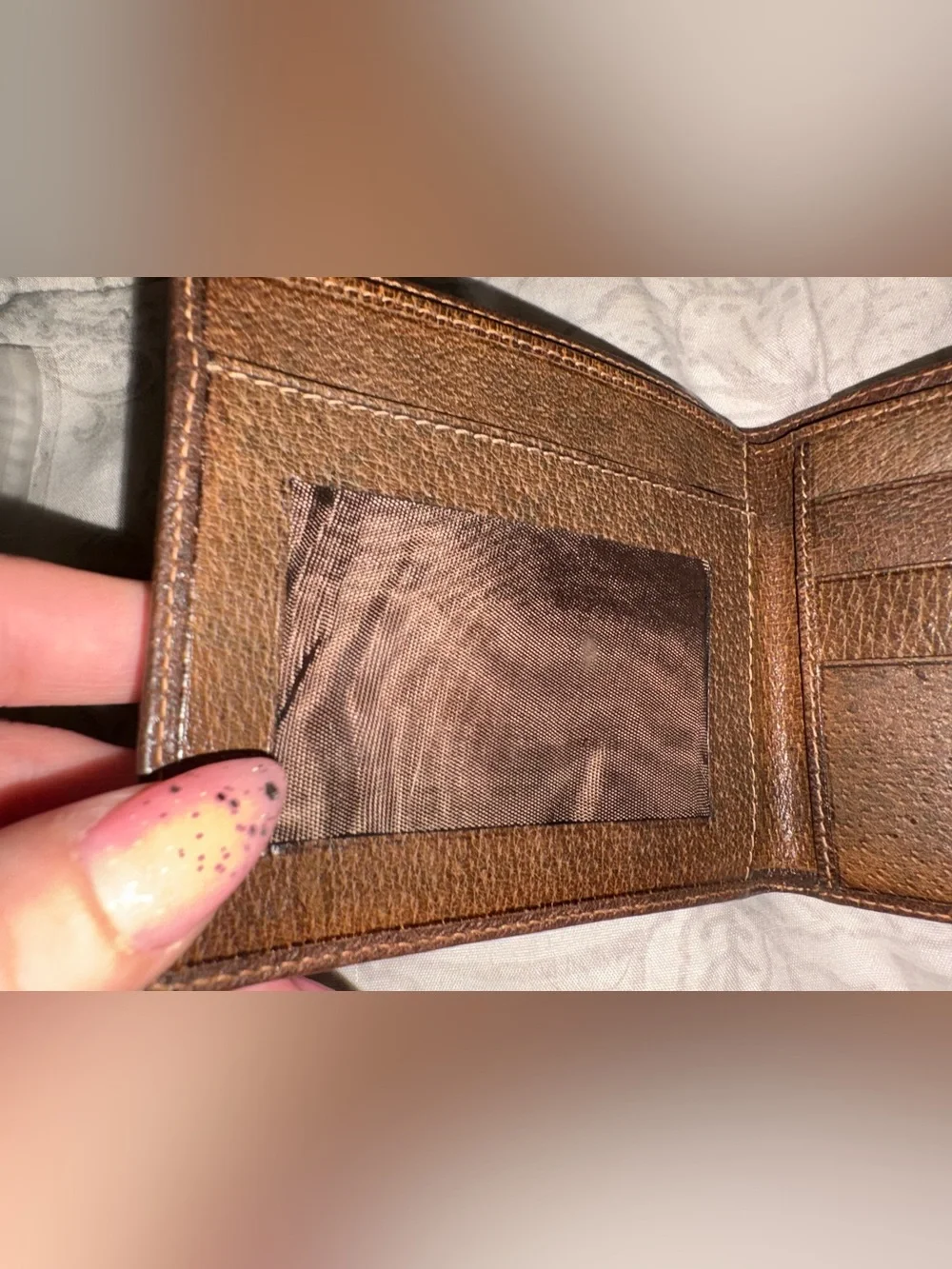 Gucci GG vintage bifold wallet